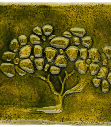 SECESJA hortensja - zielony